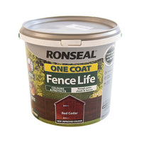 Ronseal Fence Life One Coat Red Cedar - 5L